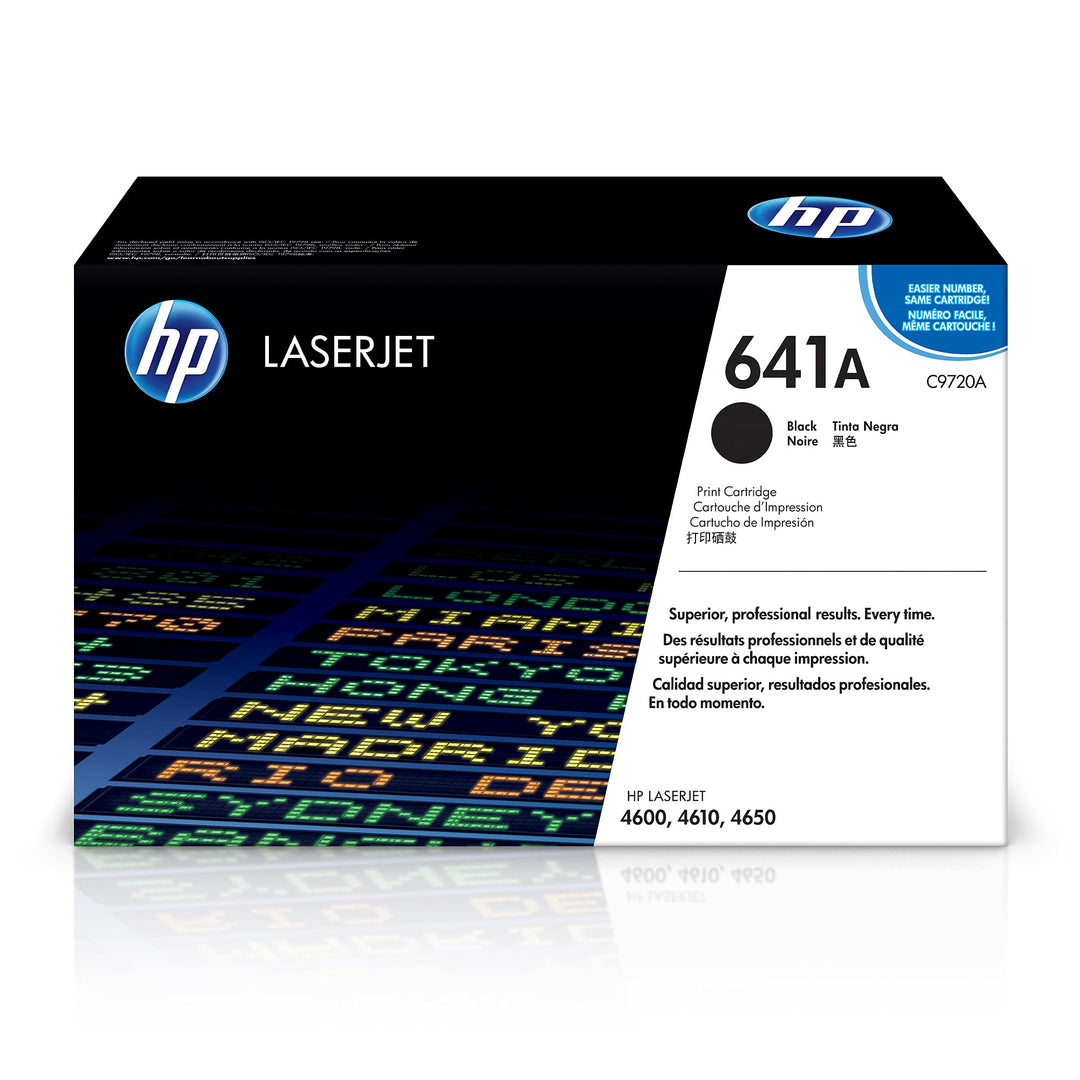 HP 641A (C9720A) Schwarz Original Toner für HP Color Laserjet 4600, HP Color Laserjet 4650, Schwarz
