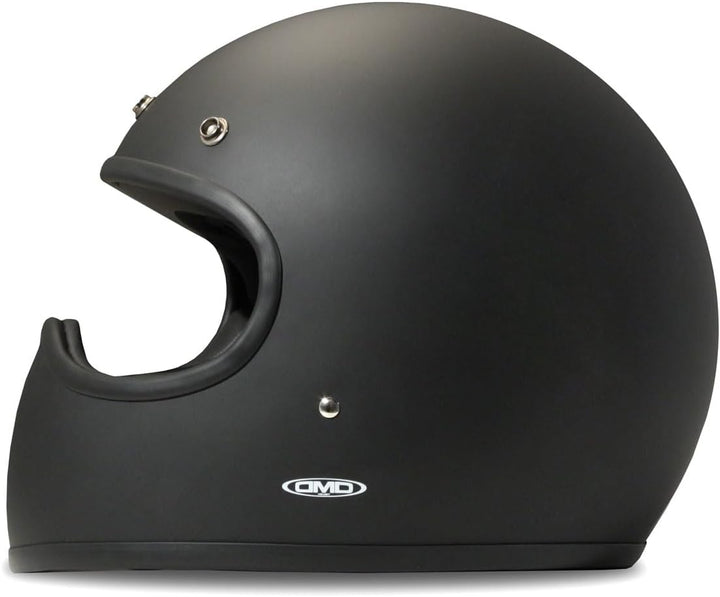 DMD Racer Motorradhelm S Schwarz matt, S Schwarz matt