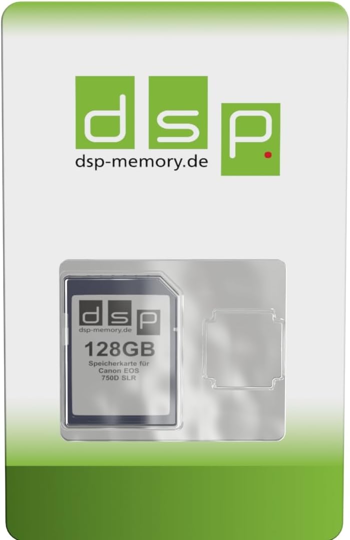 128GB Speicherkarte für Canon EOS 750D SLR, 128GB