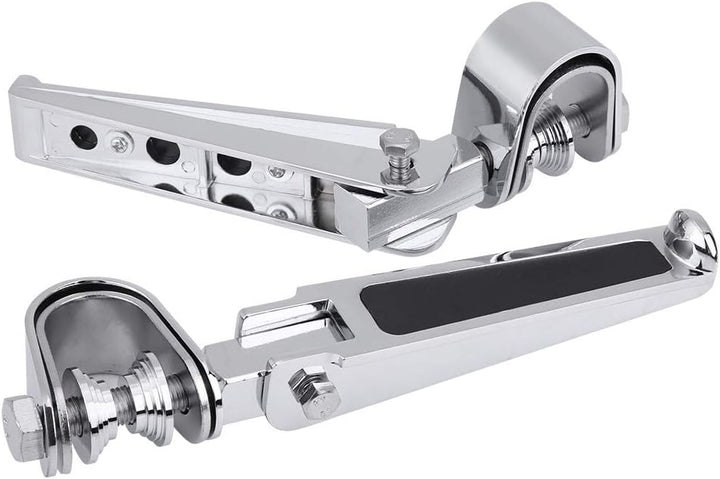 Motorrad Fussrasten mit Motorschutzklemmen für Motorrad 1 inch bis 1-1 / 4inch