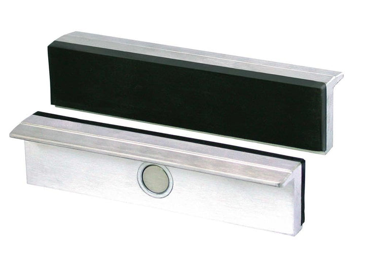 Heuer 112120 Schraubstockbacken (Schutzbacken rechtwinkelig; planparallel; integrierte Spezialmagnet