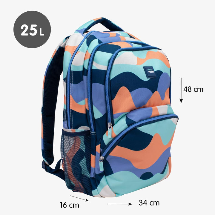 MILAN Unisex Kinder The Fun Blau Rucksack, bunt, L
