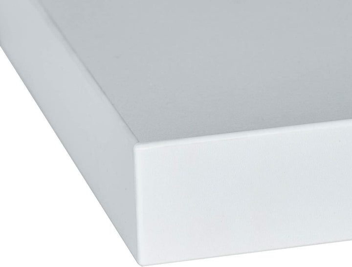 levandeo Wandboard Bobby Weiss 40cm - Deutsche Herstellung Schablone und Schrauben - Wandregal Wandb