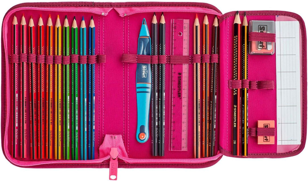 Scout Sunny II Schulranzen-Set 4-tlg. DIN Pink Horse 2023
