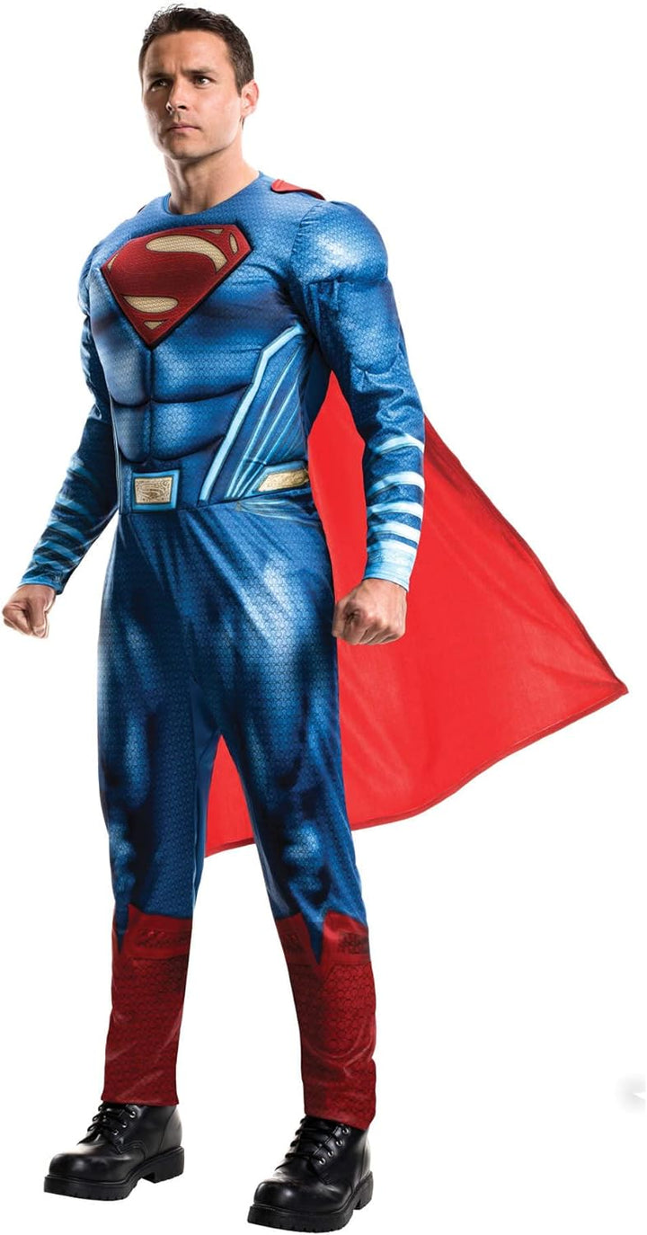 Rubie's 820952XL Offizielles DC Warner Bros Justice League Superman Kostüm für Erwachsene, herren, 0