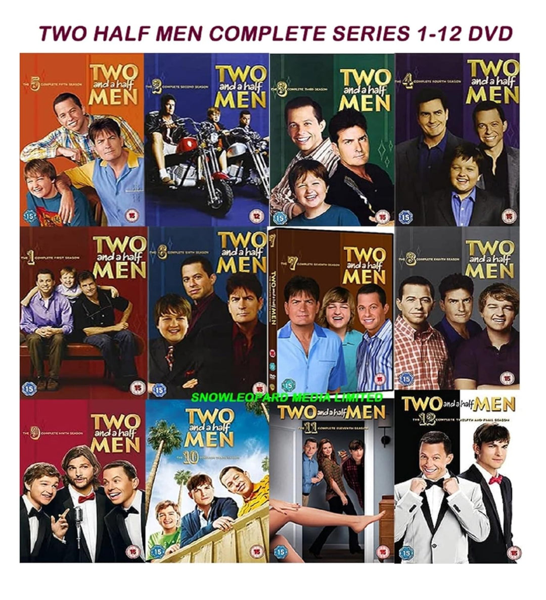 Two and a Half Men - The Complete Series (Season 1 - 12) [41 DVDs] [UK Import], DVD