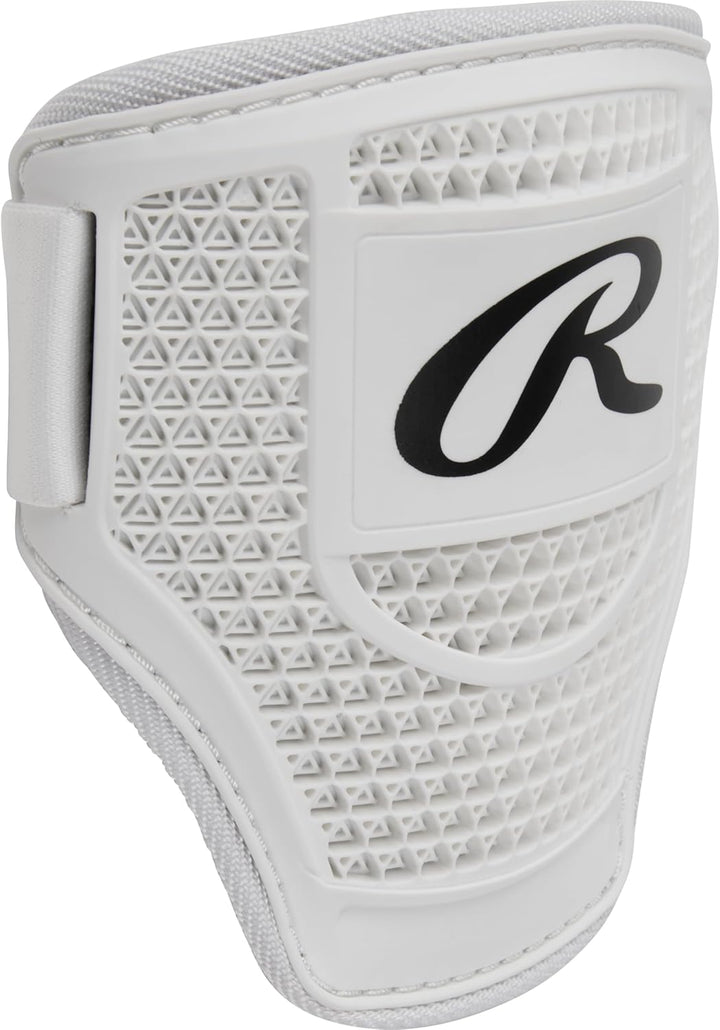 Rawlings Verlängerter Ellbogenschutz für Baseball/Softball, Grösse L (Einheitsgrösse) S Weiss/opulen