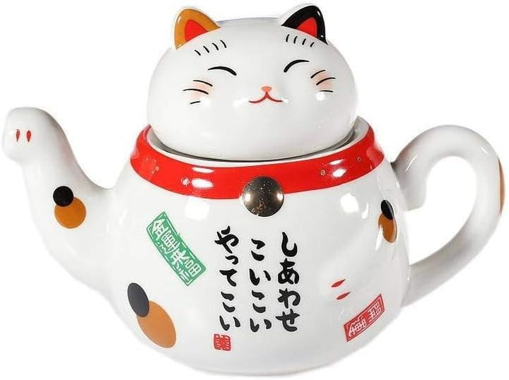 lachineuse 2565 Service A THÉ Teeservice Neko, Porzellan, Maneki weiss, Maneki Weiß