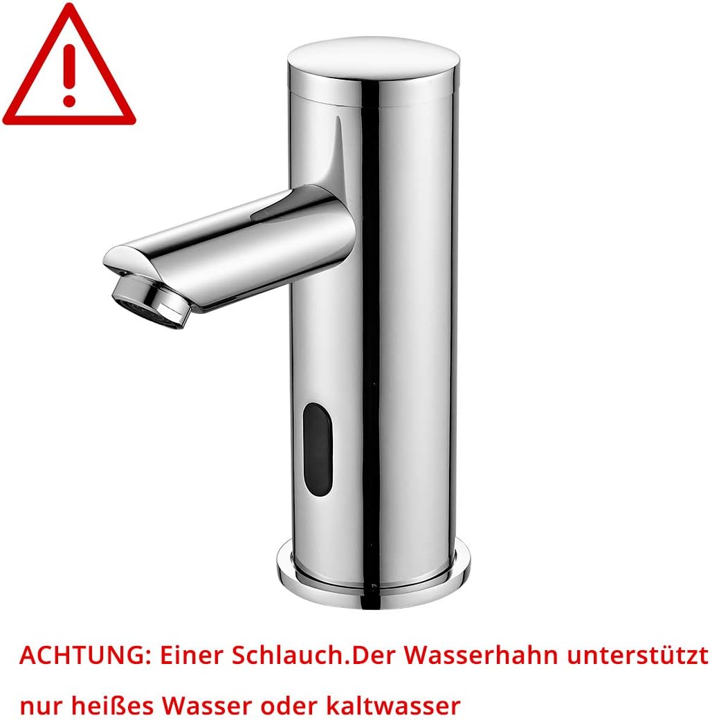 Aimadi Infrarot Sensor Wasserhahn Automatisch Induktion Badarmatur Wassersparen Waschtisharmatur Han