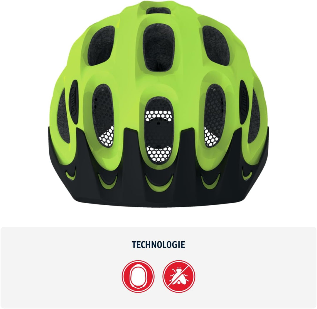 ABUS Stadthelm Youn-I ACE - Fahrradhelm für den Alltag - mit integriertem LED-Rücklicht - für Damen