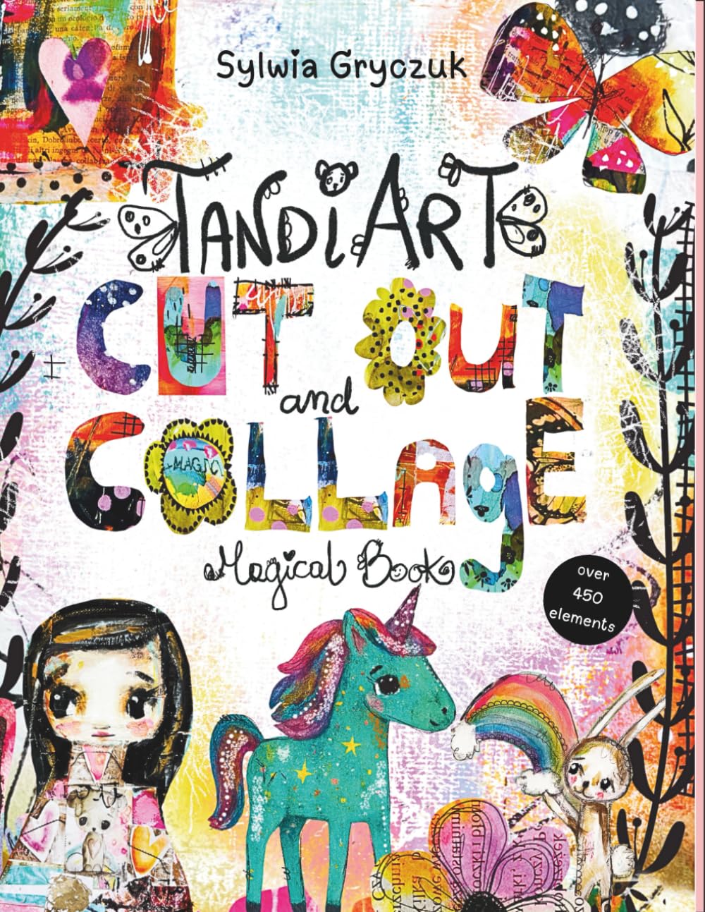 Tandiart Cut out &Collage: Magical Book, Taschenbuch