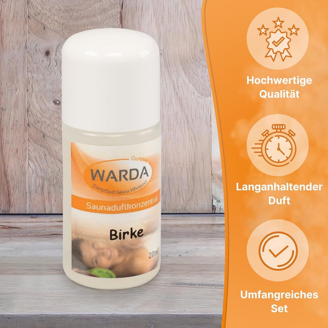 Miniatur-Set mit 24x 20 ml Flaschen von Warda Saunaduftkonzentrat Adventskalenderfüllung (24, WINTER
