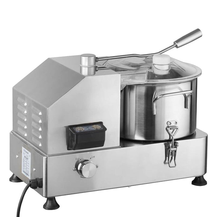 Kutter I 6L Tischkutter I Cutter für Wurst Gemüse Brot I Edelstahl I Vegetables Cutter I Profi-Kutte