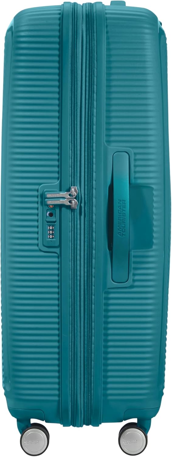 American Tourister Soundbox - Spinner L Erweiterbar Koffer, 77 cm, 97/110 L, Jade Green, Grün (Jade