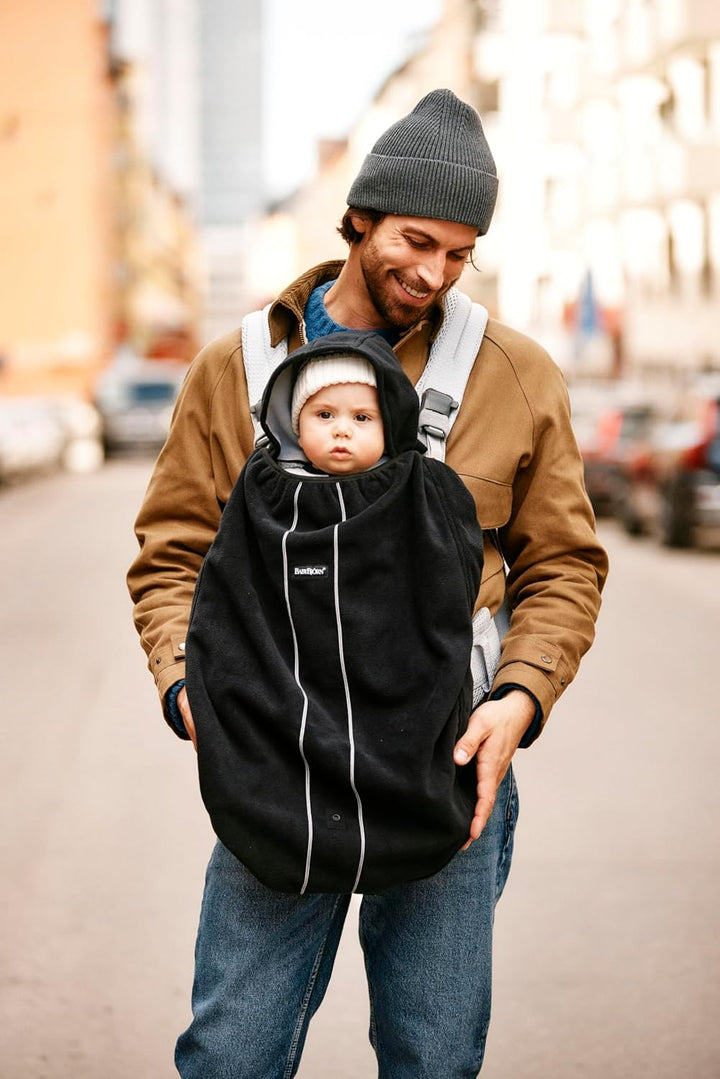 BabyBjörn Bezug für Babytrage, Schwarz, Bezug für Babytrage