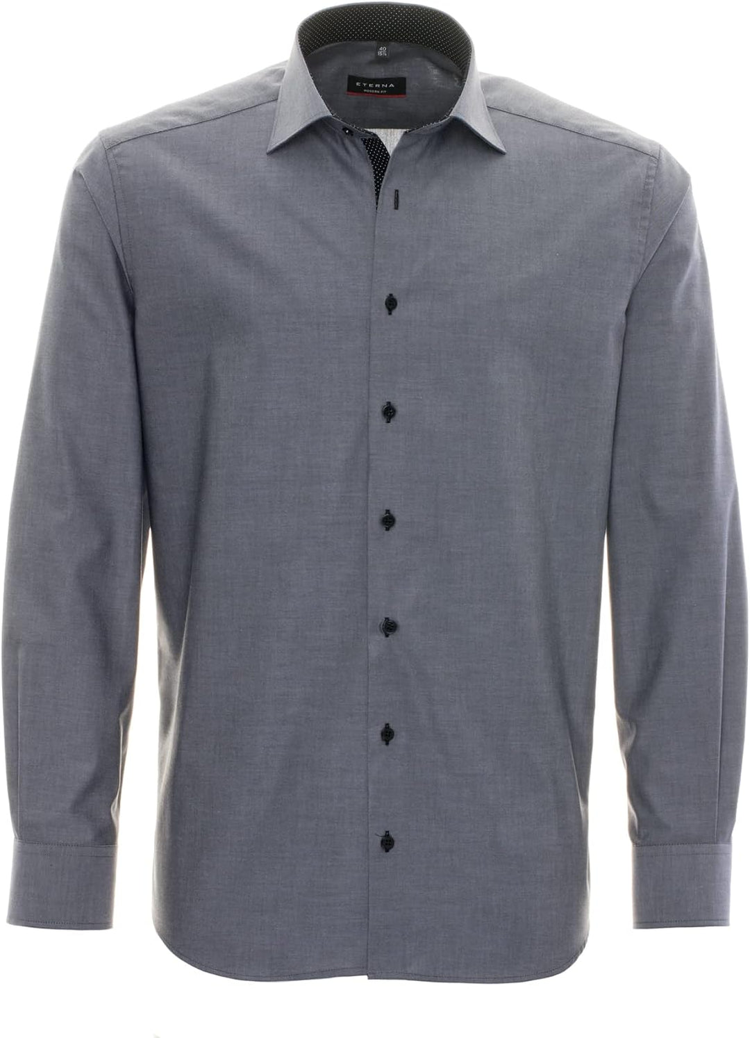 ETERNA Herren Pinpoint Oxford Hemd MODERN FIT 38 Kragen / 67 Ärmel Blau, 38 Kragen / 67 Ärmel Blau