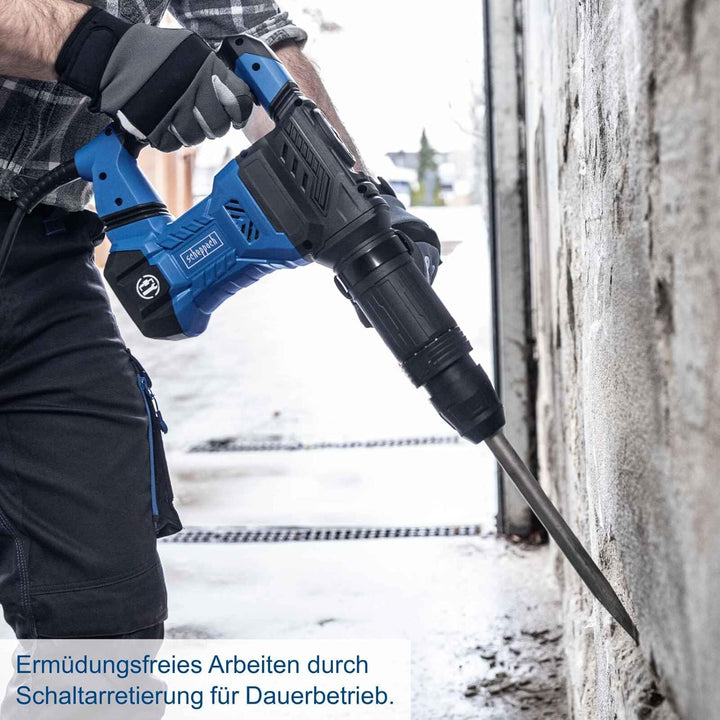 Scheppach Abbruchhammer AB1500x Betonhammer | 20J Schlagkraft | 1300W Leistung | SDS-Max | 4100 BPM