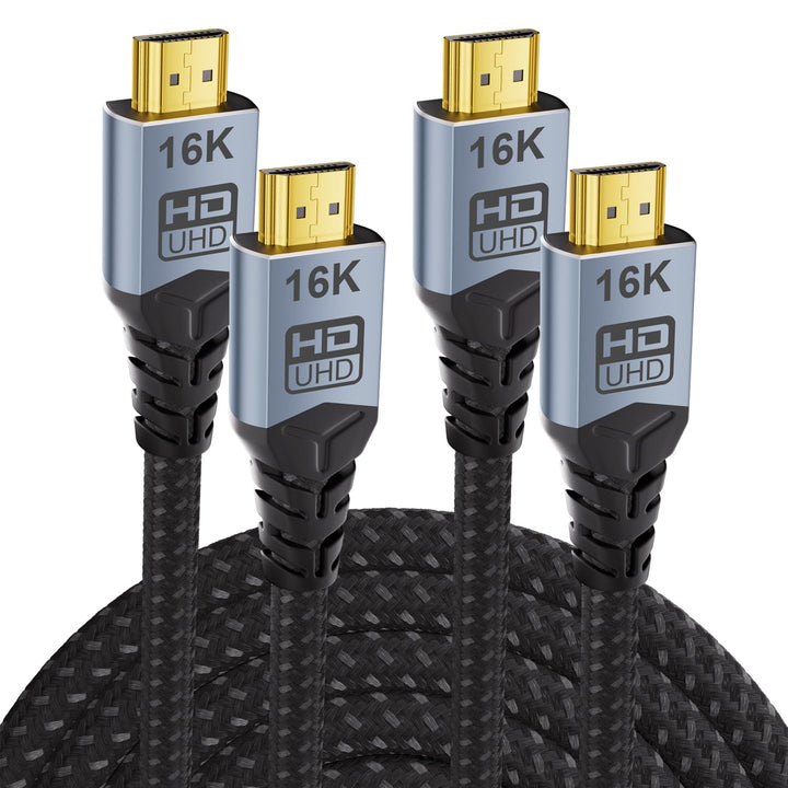 [2Stück hdmi kabel 3meter,16K HDMI 2.2 Kabel, 96Gbit/s High Speed HDMI Kabel, 16K@60Hz 8K@240Hz 4K@4