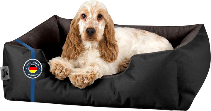 BedDog Hundebett LUPI, Hundekissen mit abziehbaren waschbaren Bezug, Hundekorb, Hundesofa, für klein