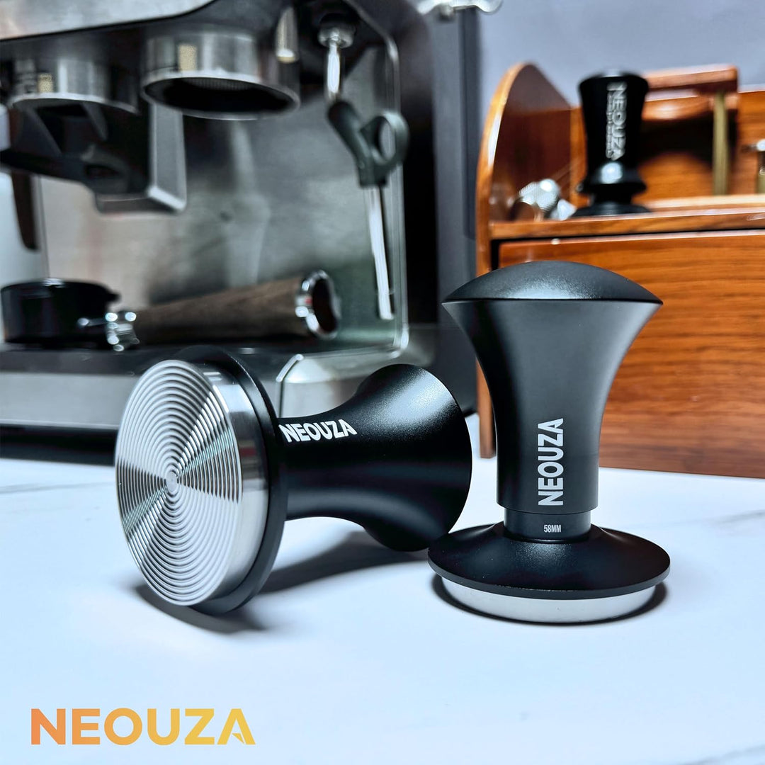 NEOUZA Espresso Tamper V2 Dual Calibrated Spring Loaded for Coffee Machine Siebträger, Anti Pressure