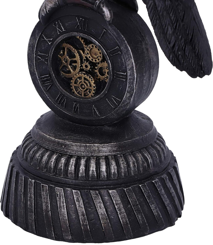 Nemesis Now Steampunk Rivet Rabe mechanische Vogelfigur, Bronze, 24 cm