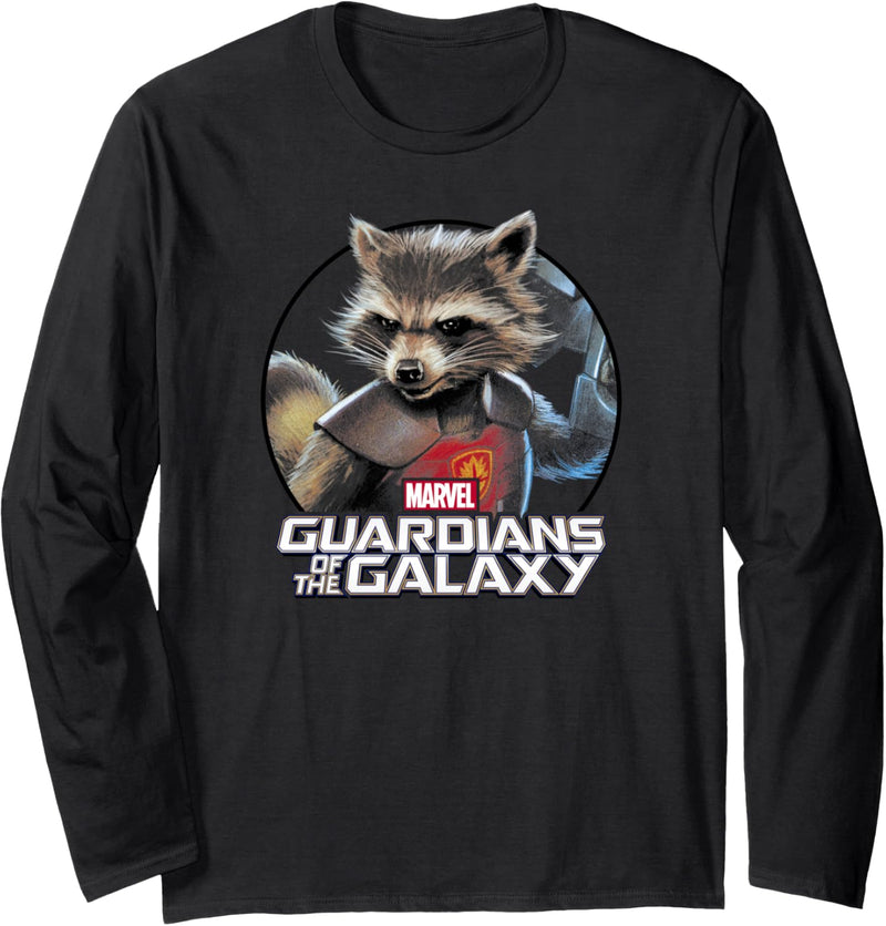 Marvel Rocket Guardians of the Galaxy Circle Langarmshirt