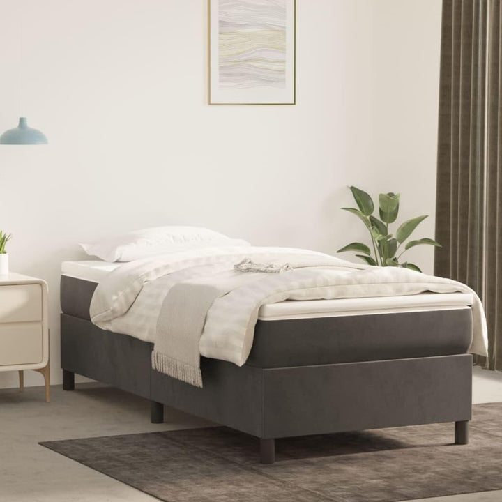 vidaXL Boxspringbett Bettgestell Einzelbett Polsterbett Bett Hotelbett Bettrahmen Lattenrost Schlafz