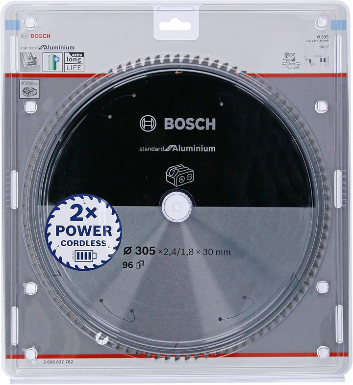 Bosch Professional 1x Kreissägeblatt Standard for Aluminium (Aluminium, Sägeblatt Ø 305 x 30 x 2,4 m