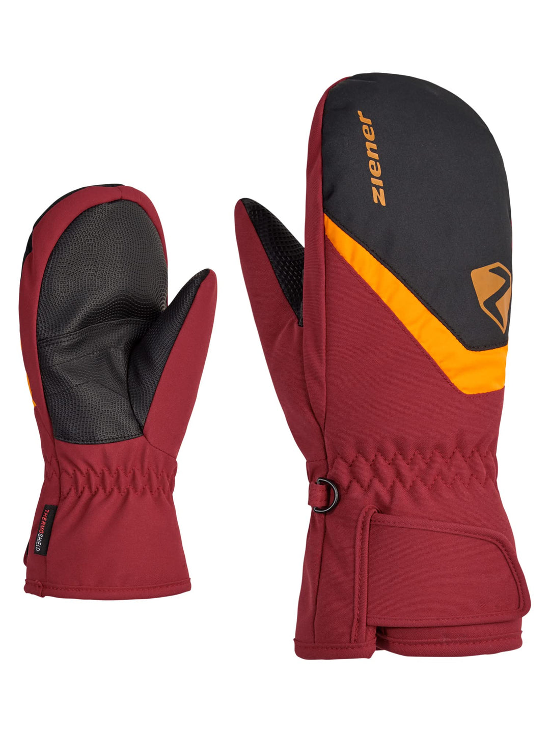 Ziener Kinder Loriano Ski-Fäustling/Wintersport | wasserdicht, atmungsaktiv 5.5 red cabin, 5.5 red c