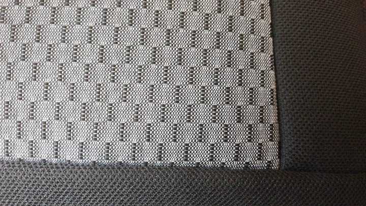 Settiva Vordersitzbezüge für Bus, 1+2 Set mit 2 Beifahrersitzen, Schwarz