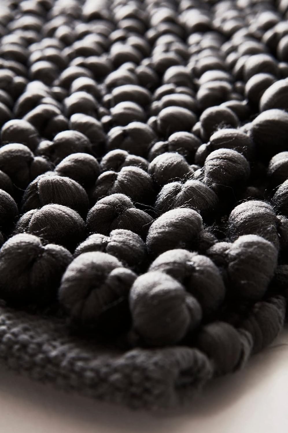 Jotex Hills Badteppich, Popcorn Badematte, Baumwolle und Polyester Mix - Grau, 80x150 cm Grau 80x150