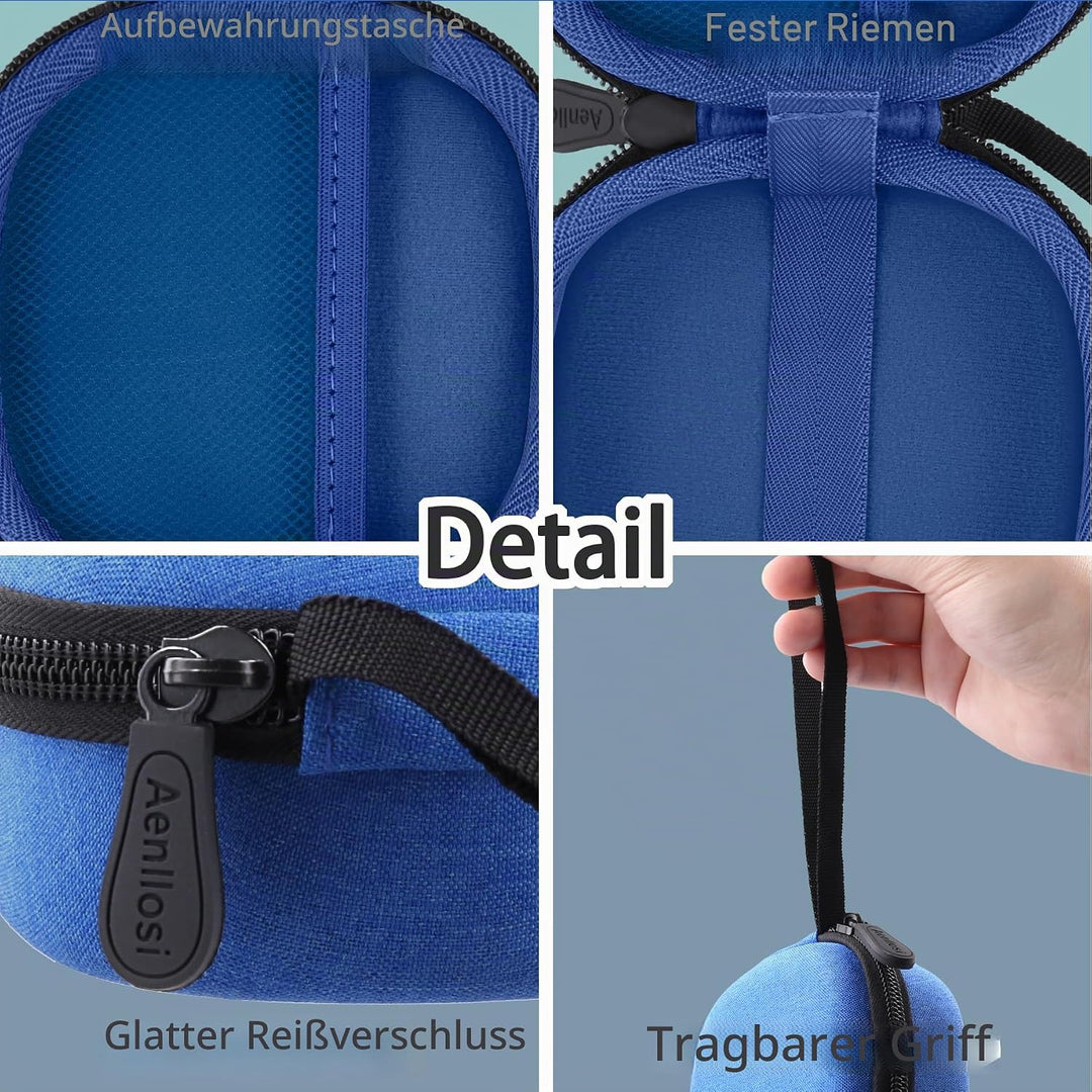 Aenllosi Hart Tasche Hülle für Bose SoundLink Micro Bluetooth Lautsprecher, Nur Tasche (Blau) Blau;,