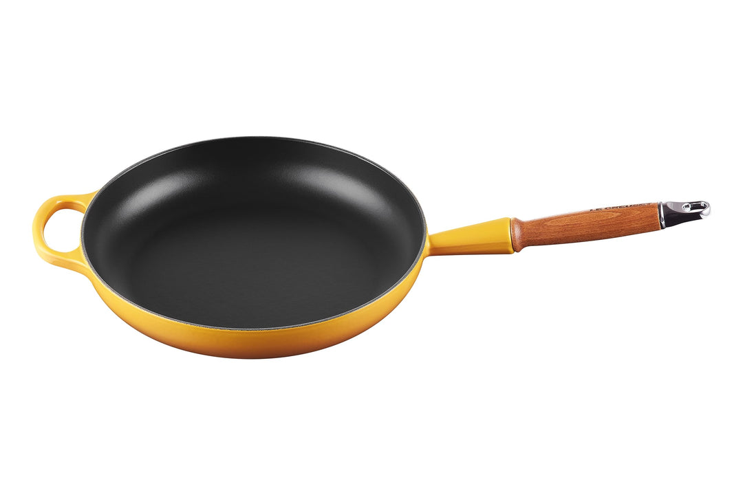 LE CREUSET Signature gusseiserne Bratpfanne mit Holzgriff 28 cm, Nectar, 20258286720422 Nectar 28 cm
