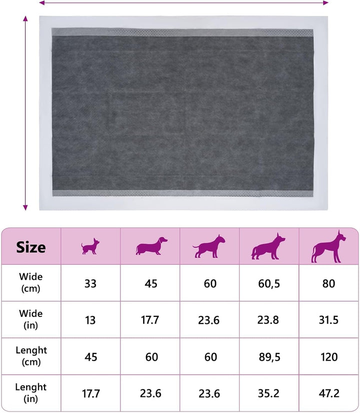 Haustier Trainingspads 400 Stück 60 x 45 cm Vliesstoff saugfähig wasserdicht geruchsbindend für Hund