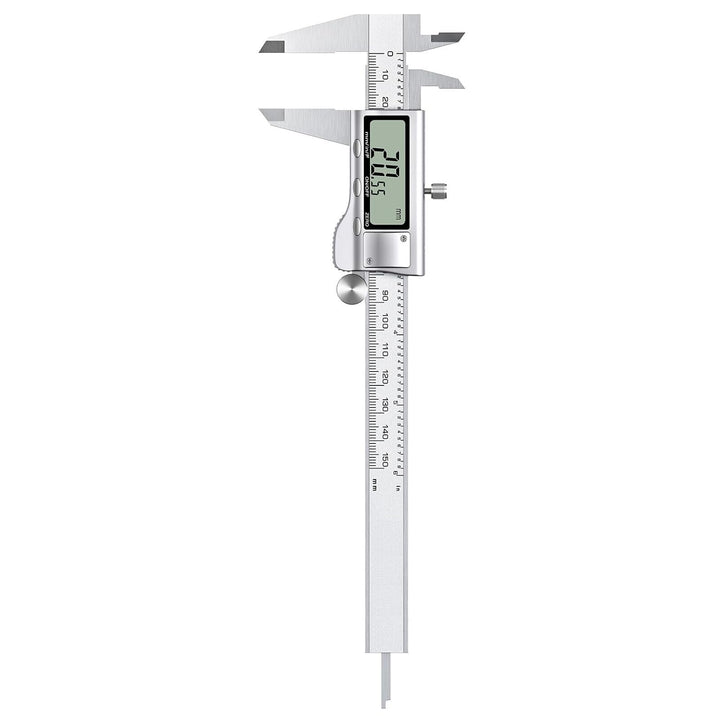 H35C Digitaler Messschieber aus Edelstahl mit LCD-Display, Messbereich 0–150mm / 0–6 Zoll – Präzise