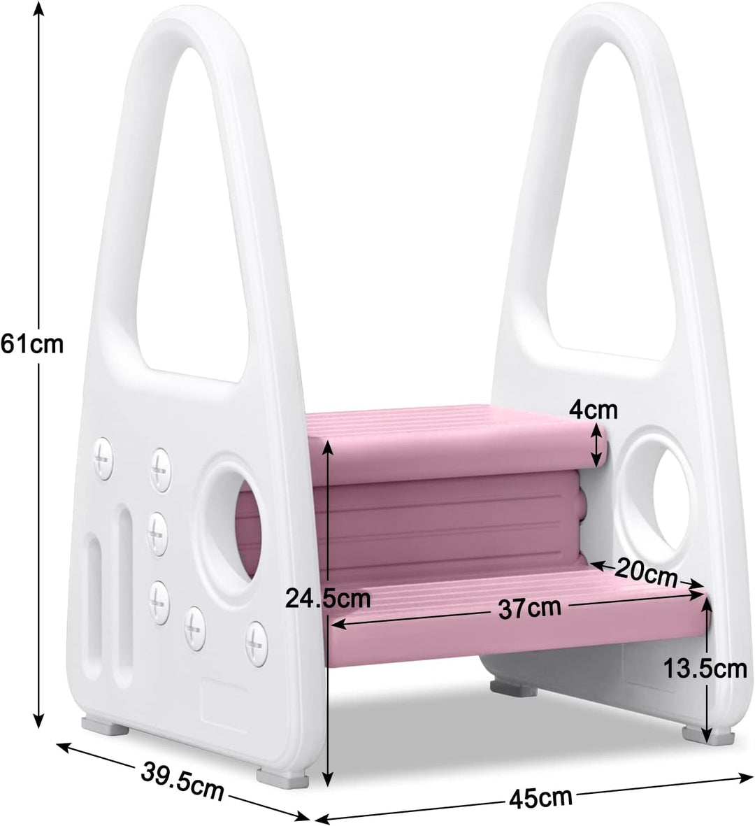YRHome Kinder Tritthocker Trittschemel 2 stufiger Lernturm Kinderschemel Kleinkind Trittstufe Tritth