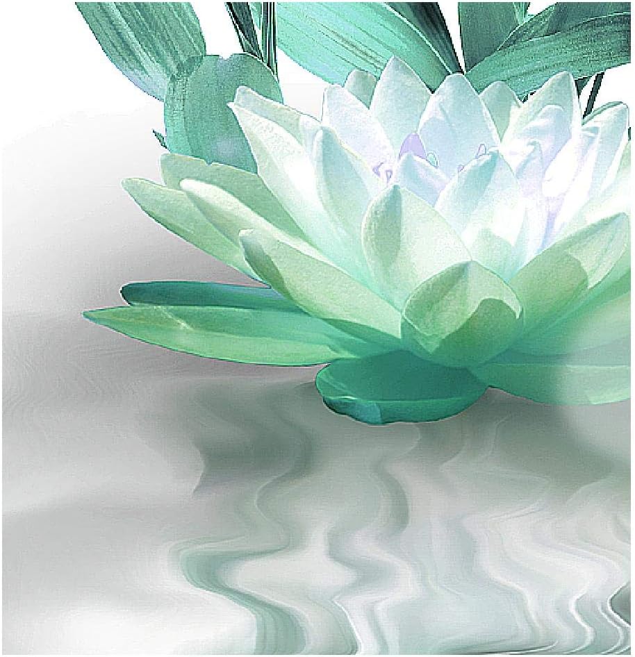 Runa Art Wandbilder Buddha Feng Shui Bild XXL Wohnzimmer Schlafzimmer Grau Türkis Spa Relax 120 x 80