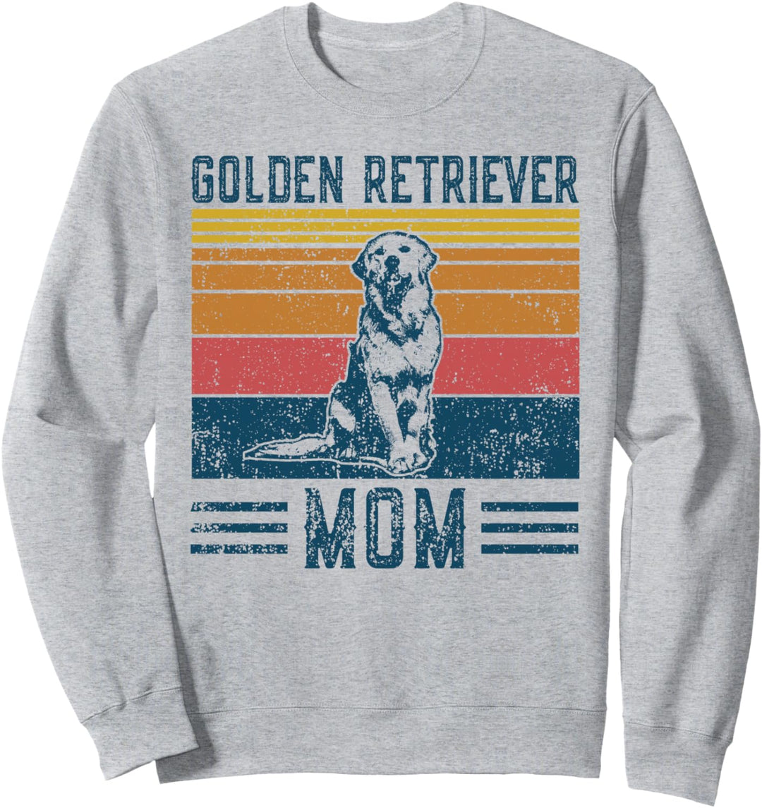 Golden Retriever Mom - Vintage Golden Retriever Mom Sweatshirt