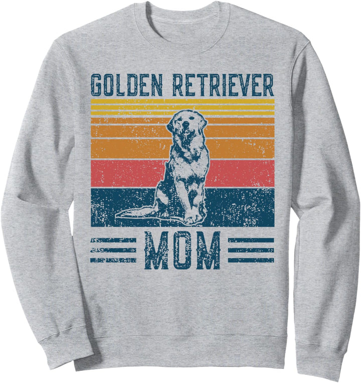 Golden Retriever Mom - Vintage Golden Retriever Mom Sweatshirt