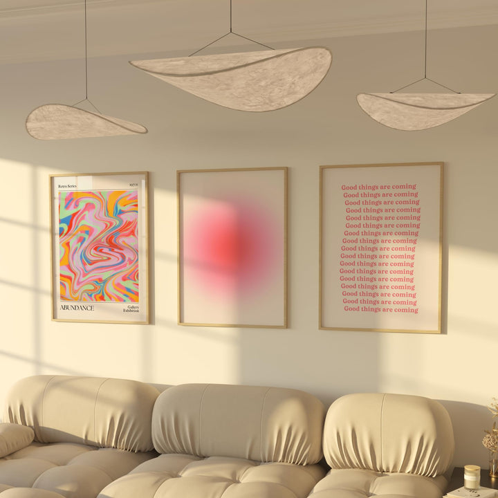 ZoeyAustin® Poster Set – 3x Wandbilder 50x70 | Bilder, Poster & Kunstdrucke für Wanddeko Wohnzimmer