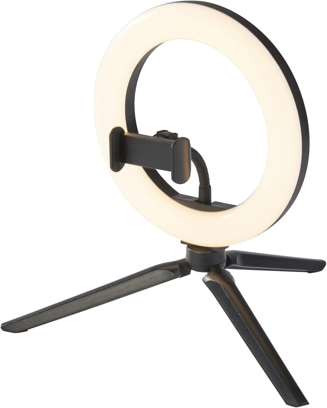 Ledvance LED Ringlicht mit Stativ 190mm mit USB Anschluss, 72 LEDs dimmbar, 3000-5800k, 10W-400-500