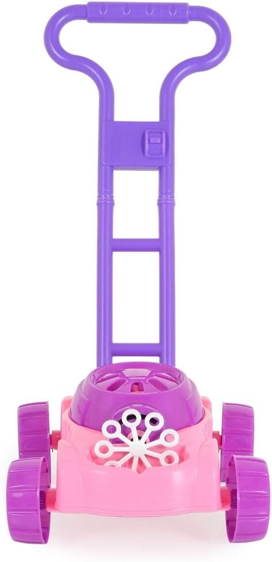 Moni Spielzeug Rasenmäher Bubble, Seifenblasenfunktion, Kunststoff, ab 3 Jahren rosa, Rosa