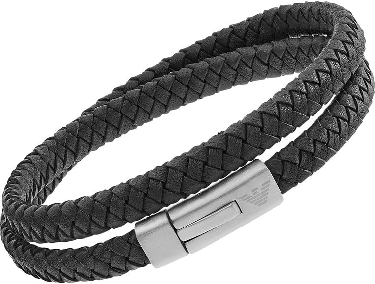 Emporio Armani Armband Für Männer, 18.50Cm Silbernes Edelstahlarmband, EGS2176040