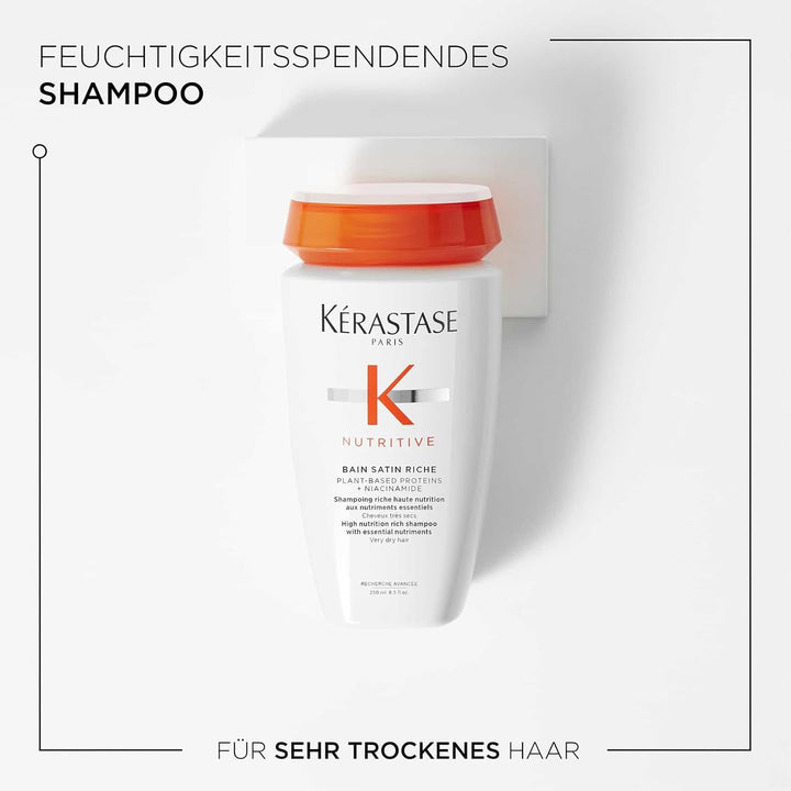 Kérastase Nutritive, Shampoo für sehr trockenes Haar, Feuchtigkeitsspendendes und revitalisierendes