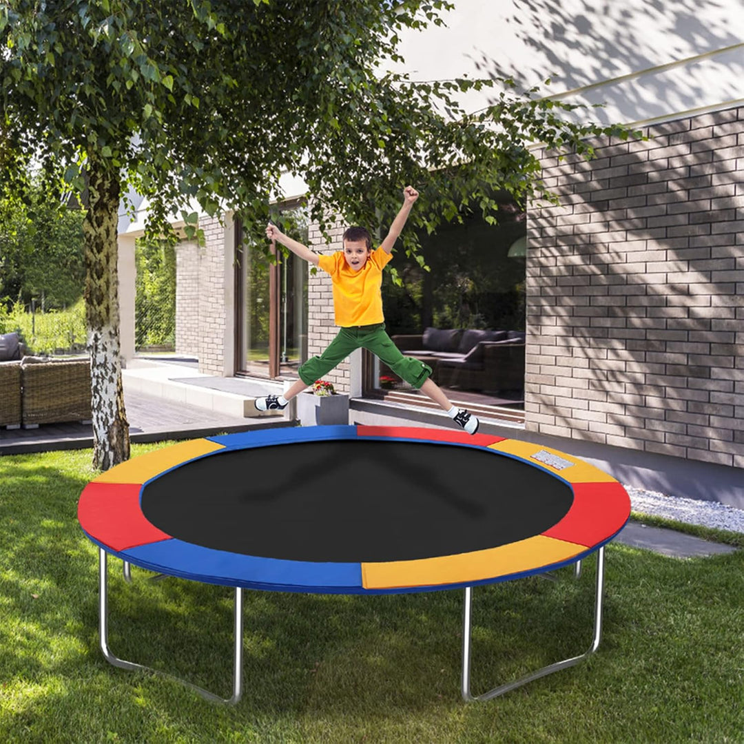 Froadp Trampolin Randabdeckung Ø244cm-305cm-366cm Sicherheitsmatte Abdeckung Kantenschutz UV-beständ