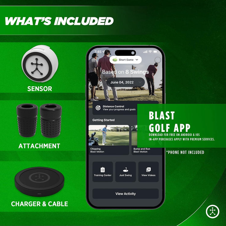 Blast Swing Analyzers (Sensor) Advanced Player Development for Every Level, Analyzes Swings, Tracks