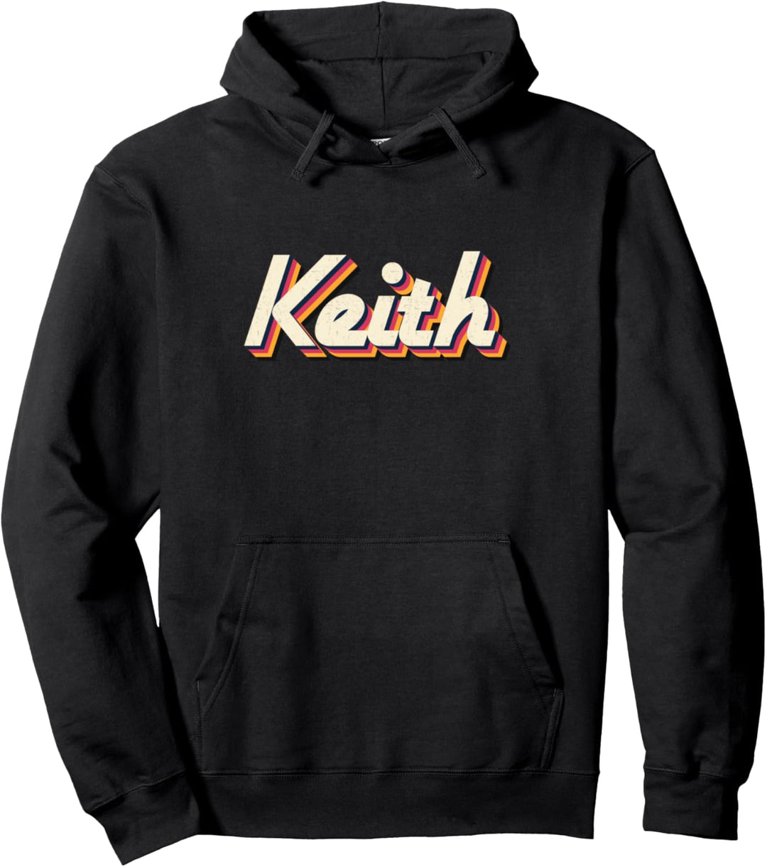 Keith Gifts Idea Retro Vorname Vintage Keith Pullover Hoodie