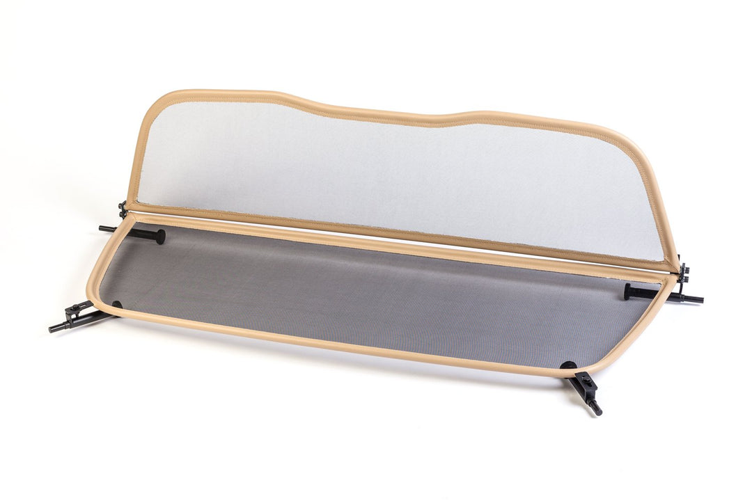 Windschott für Audi A3 8V (ab 2014) - Klappbar - mit Schnellverschluss - Beige | Windabweiser | Wind