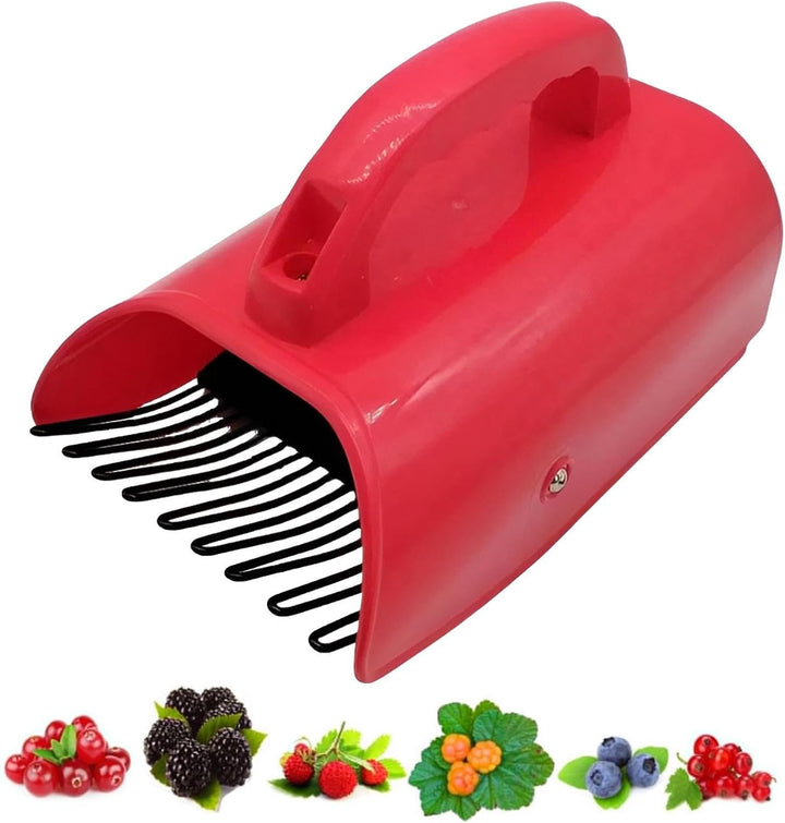 Beerenpflücker Obsternteschaufel mit Handgriff | Heidelbeerrechen für Aussenbereich, Gartenanlage, F