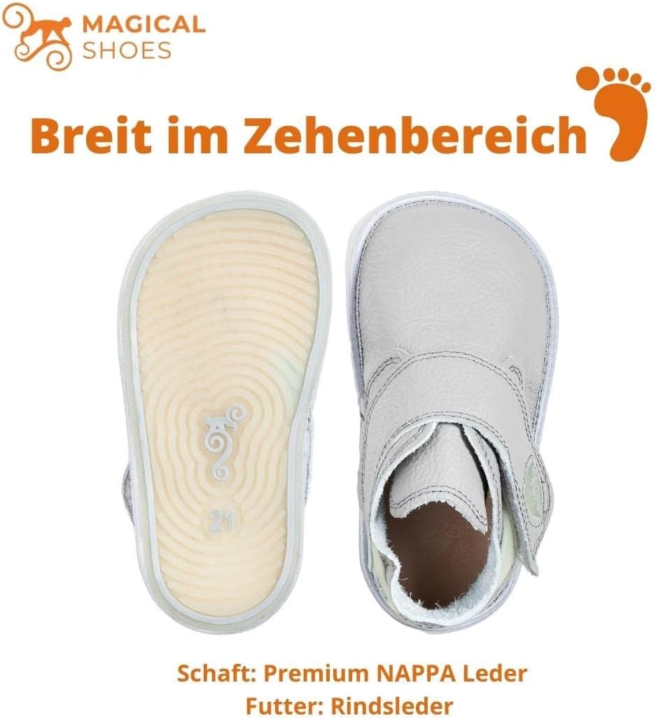 Magical Shoes Barfussschuhe für Babys und Kinder, weiche gesunde Lauflernschuhe für Mädschen & Junge